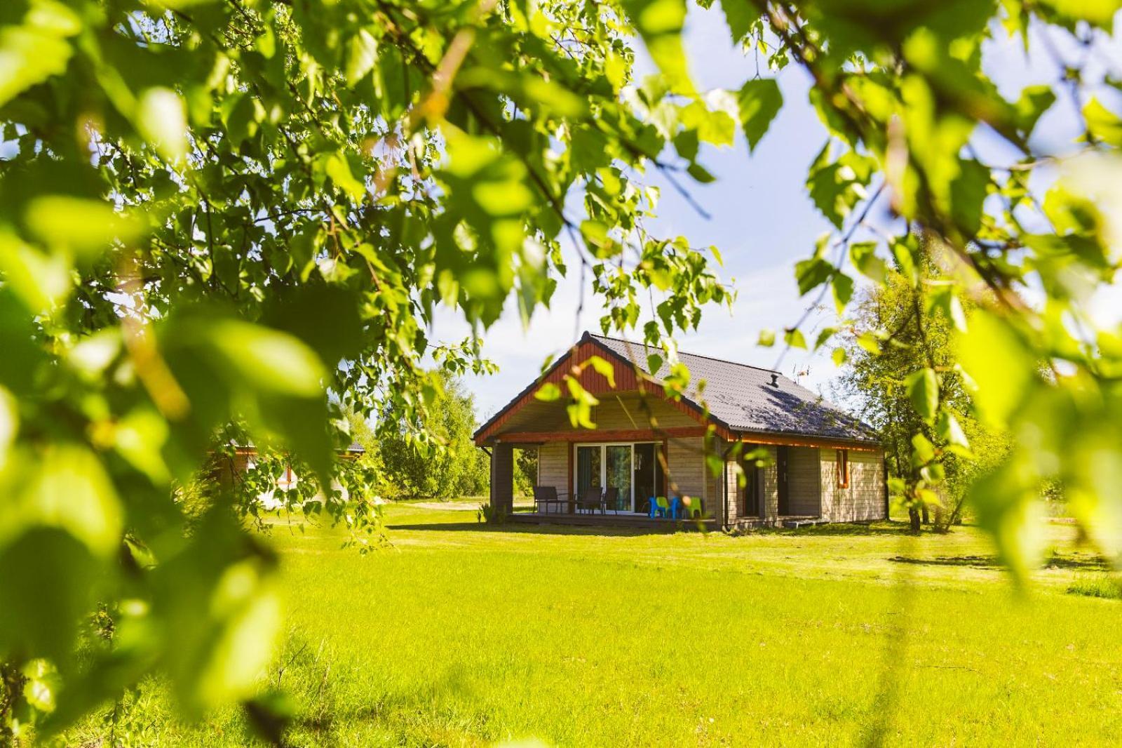 Surf Domki Habenda Z Sauna Ogrodowa Sarbsk Exterior photo