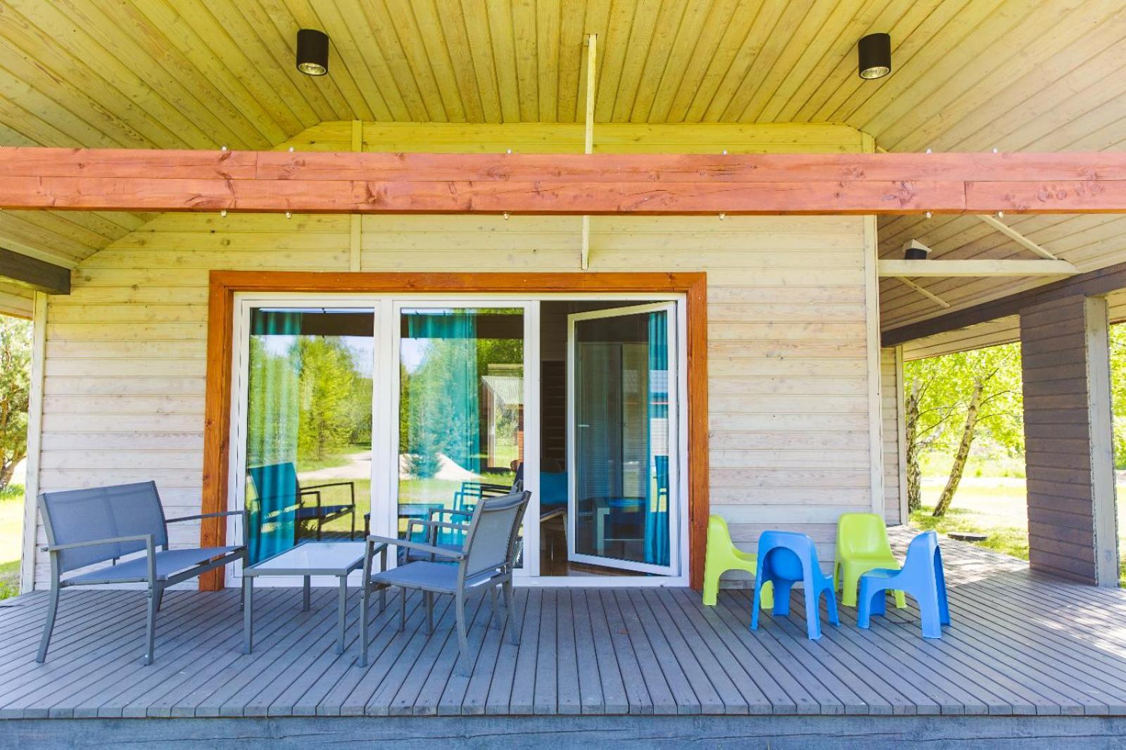 Surf Domki Habenda Z Sauna Ogrodowa Sarbsk Exterior photo