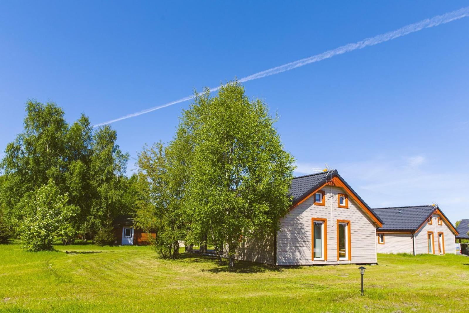 Surf Domki Habenda Z Sauna Ogrodowa Sarbsk Exterior photo